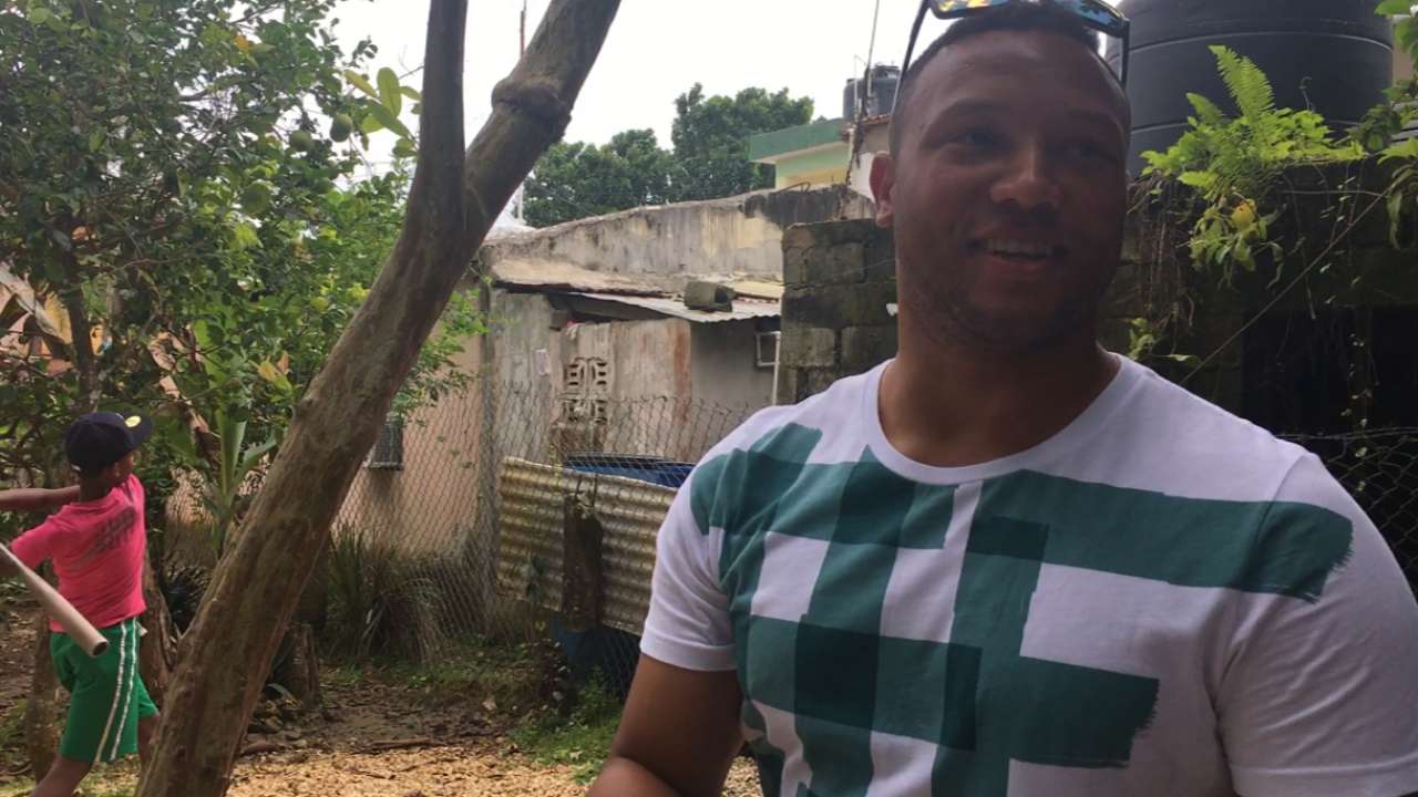 Baseball, hometown close to Castillo's heart