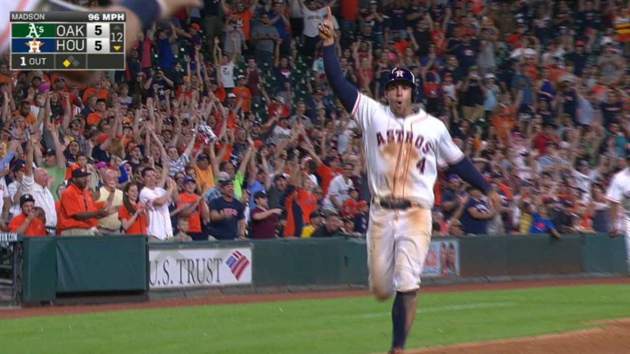 Correa's walk-off hit in 12th turns away A's