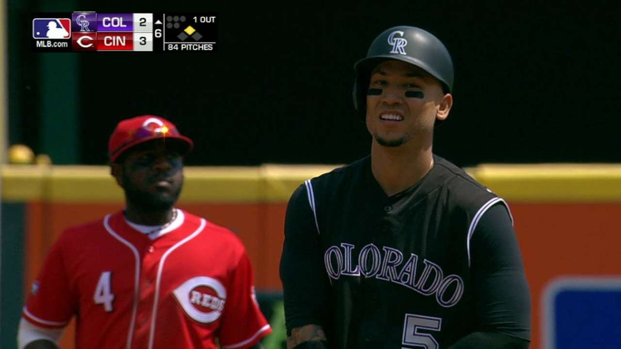 González alcanza los 1,000 imparables en derrota de Rockies vs. Rojos