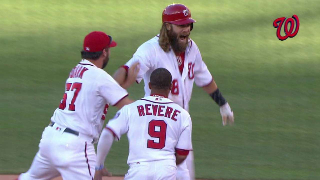 Con ayuda de Werth en la 9na Nacionales barrieron a Filis