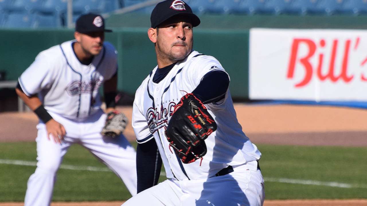 Espino getting callup after 10 years in Minors