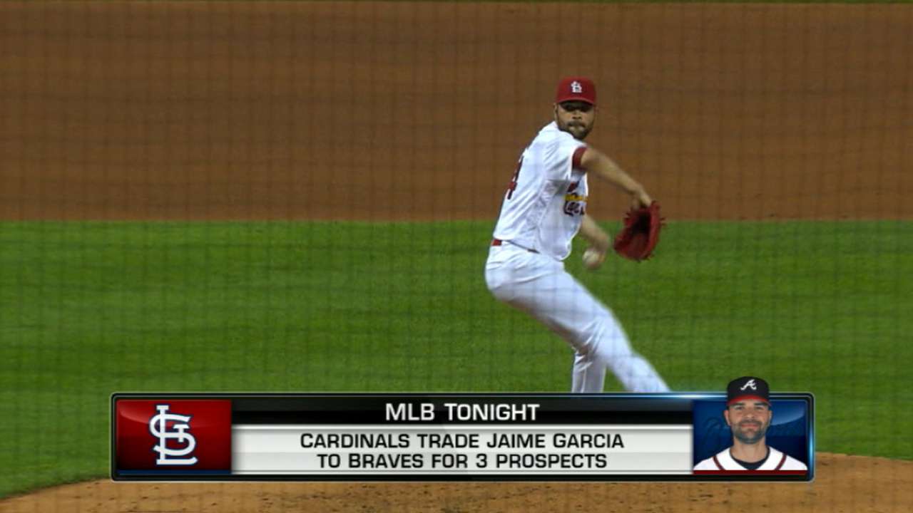 Garcia traded to the Braves