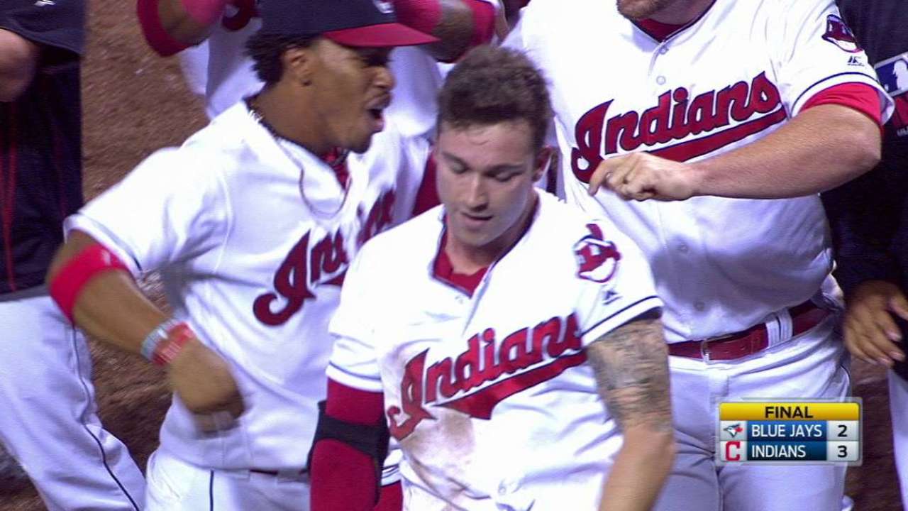 Ty-breaker! Inside-the-parker wins it for Tribe