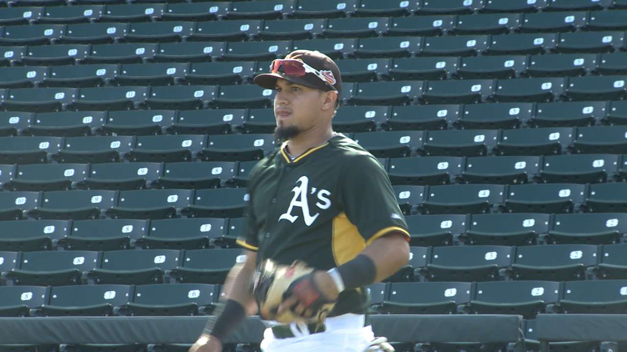 Barreto can make impact for A's