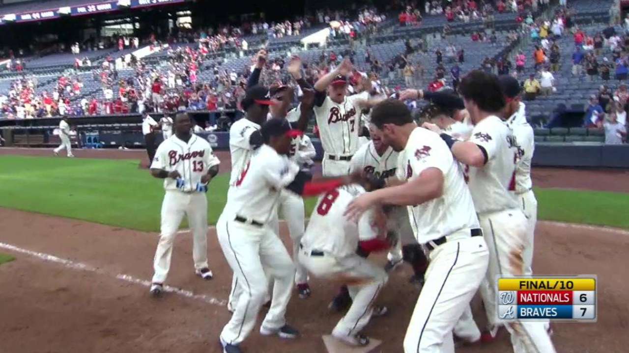 Peterson's walk-off HR lifts Braves over Nats