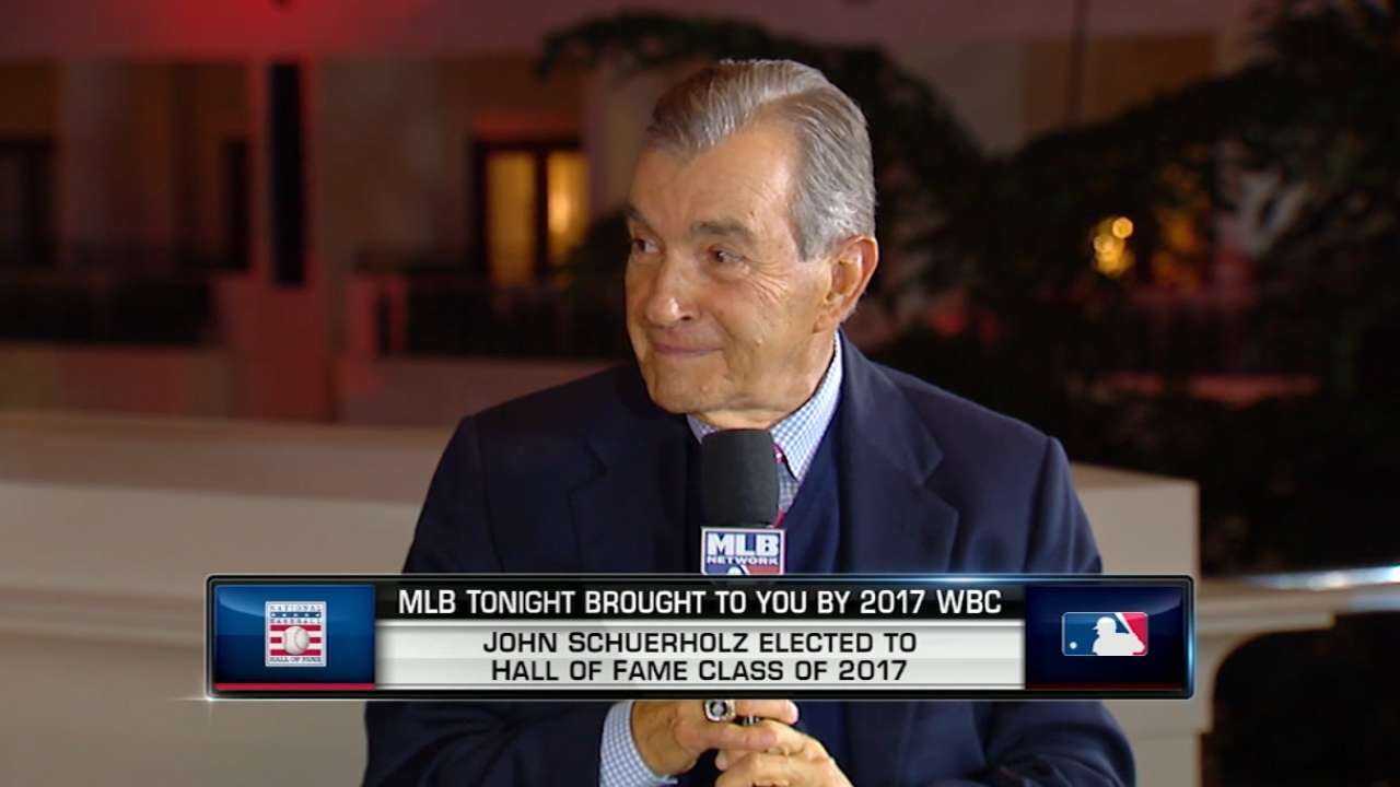 Schuerholz honored for HOF nod