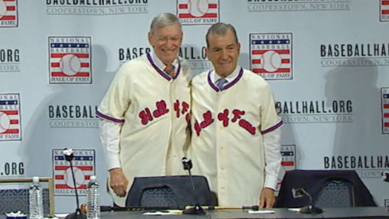 Selig, Schuerholz reflect on Hall of Fame election