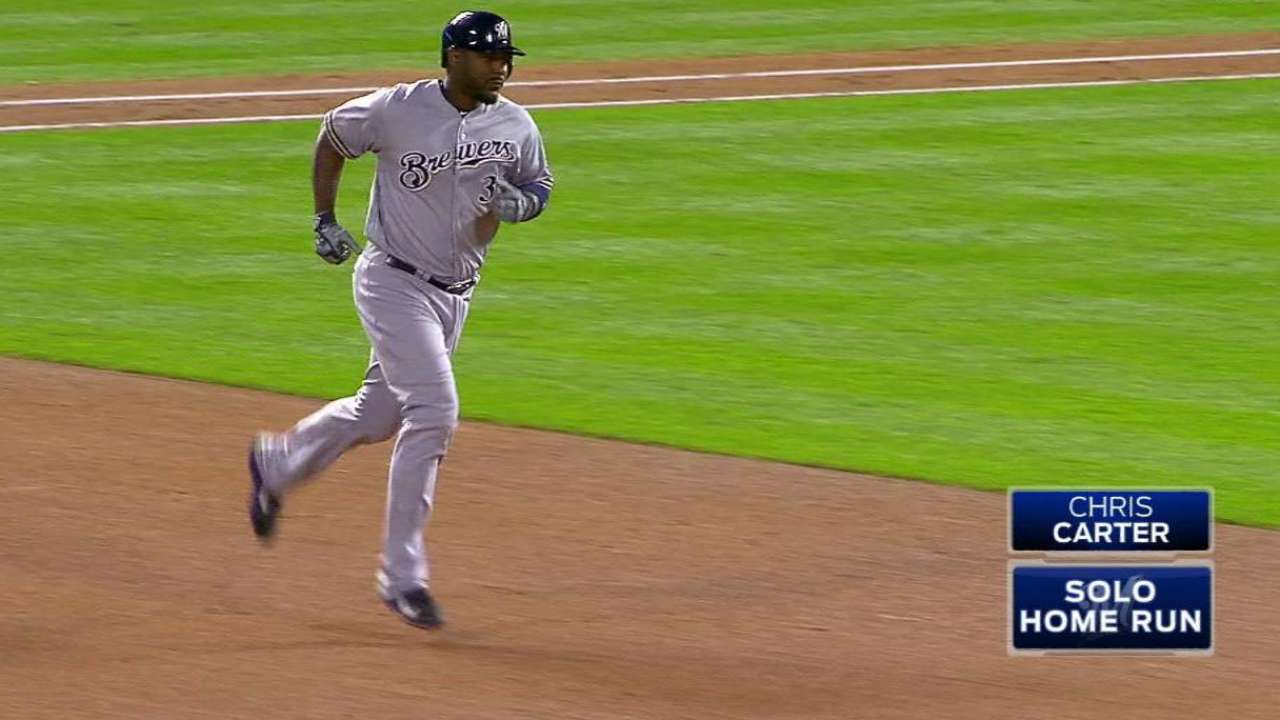 Carter's 40th home run
