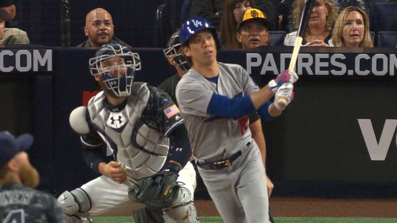 Maeda luce y Dodgers hacen historia en San Diego