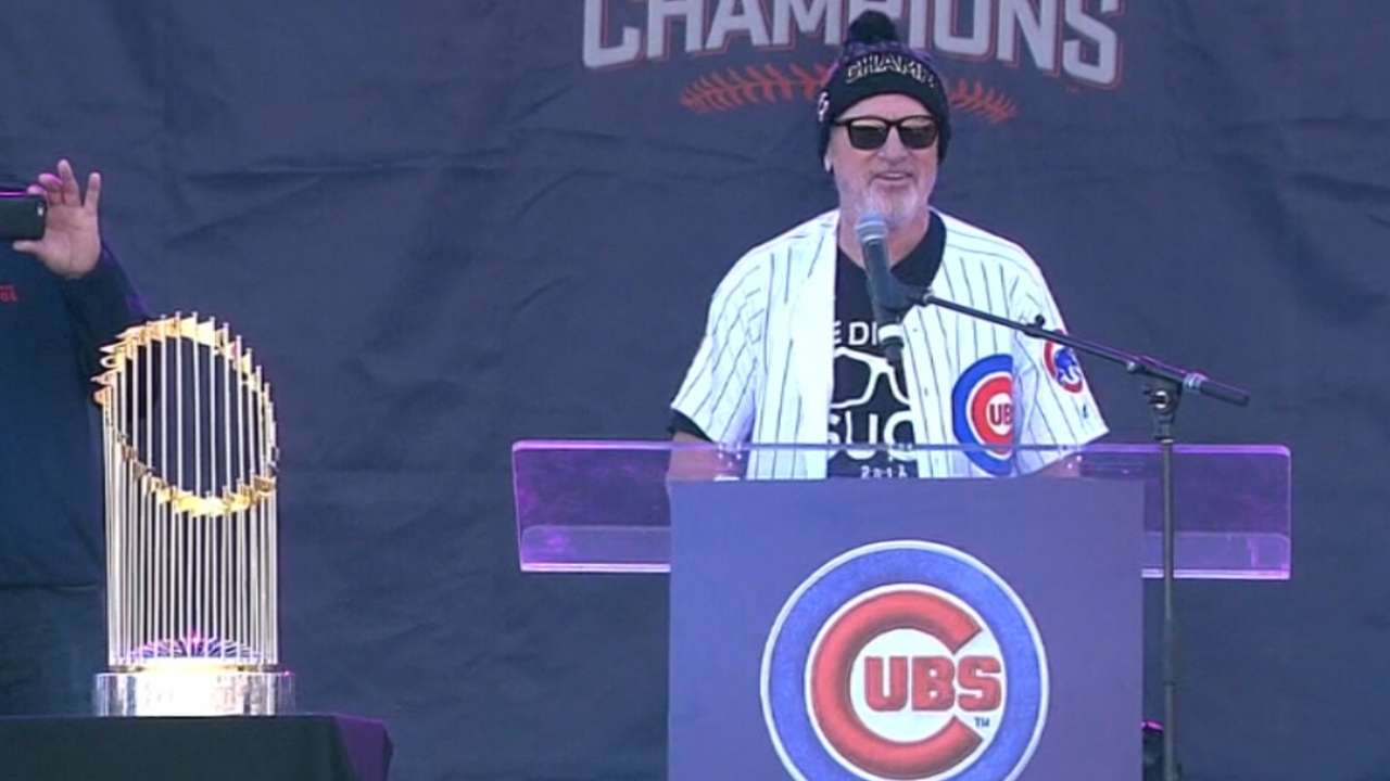 Maddon on championship parade