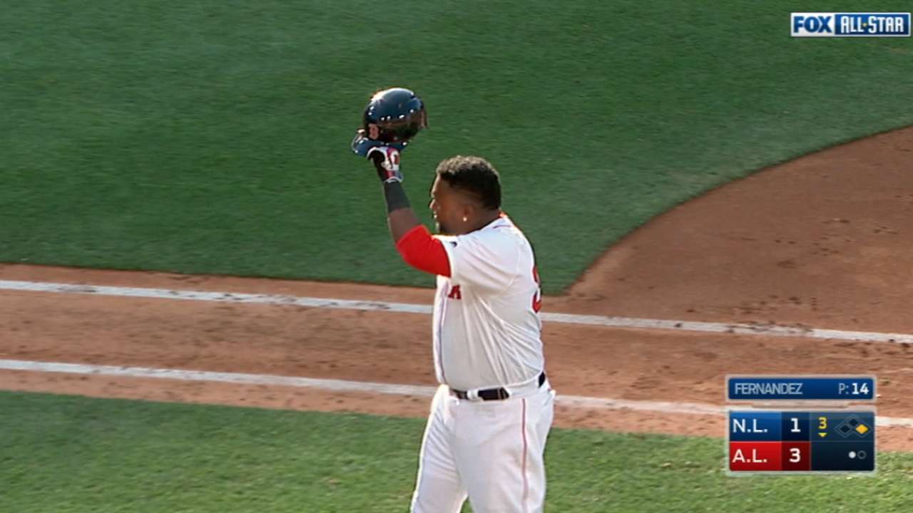 In final All-Star Game, Papi has fond farewell