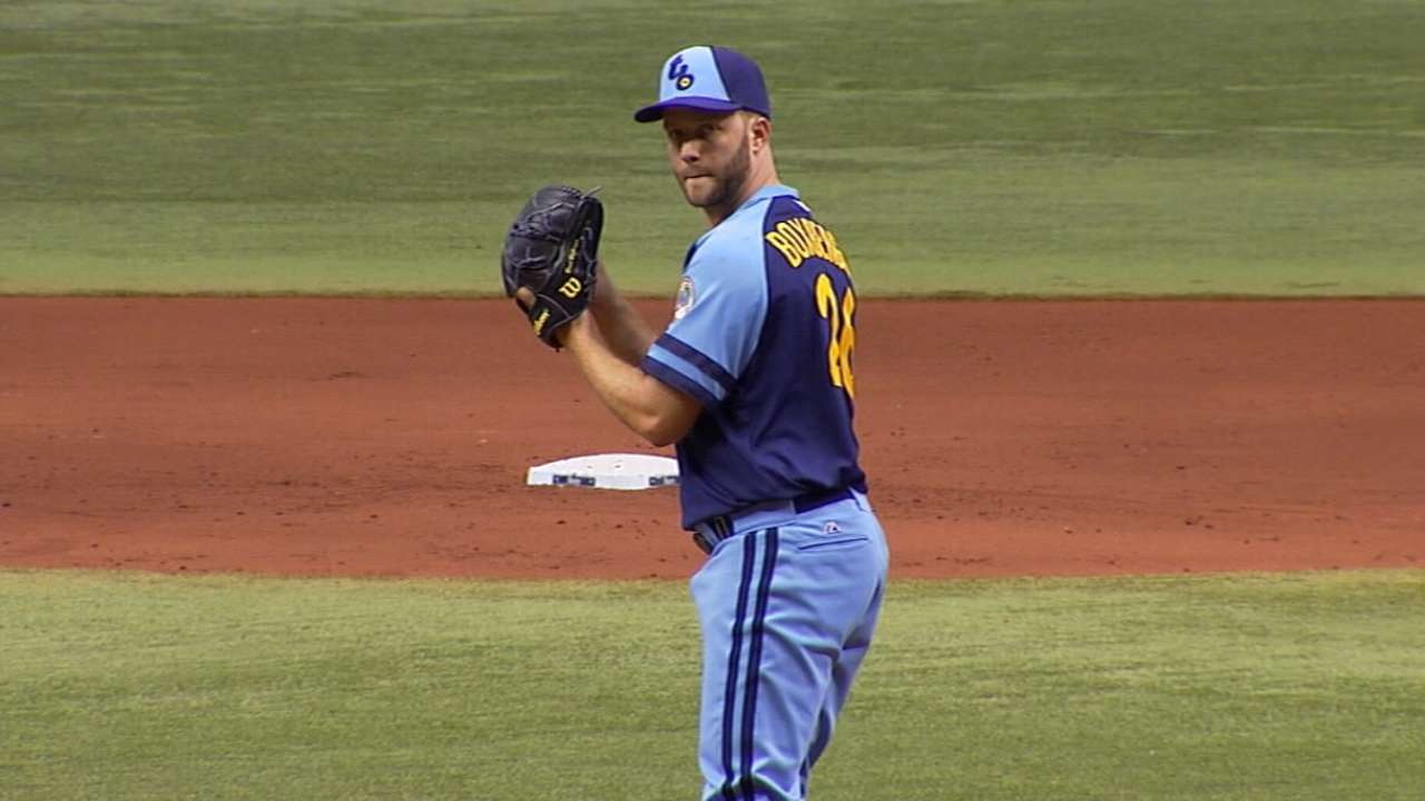 Boxberger targets mid-May return to Rays