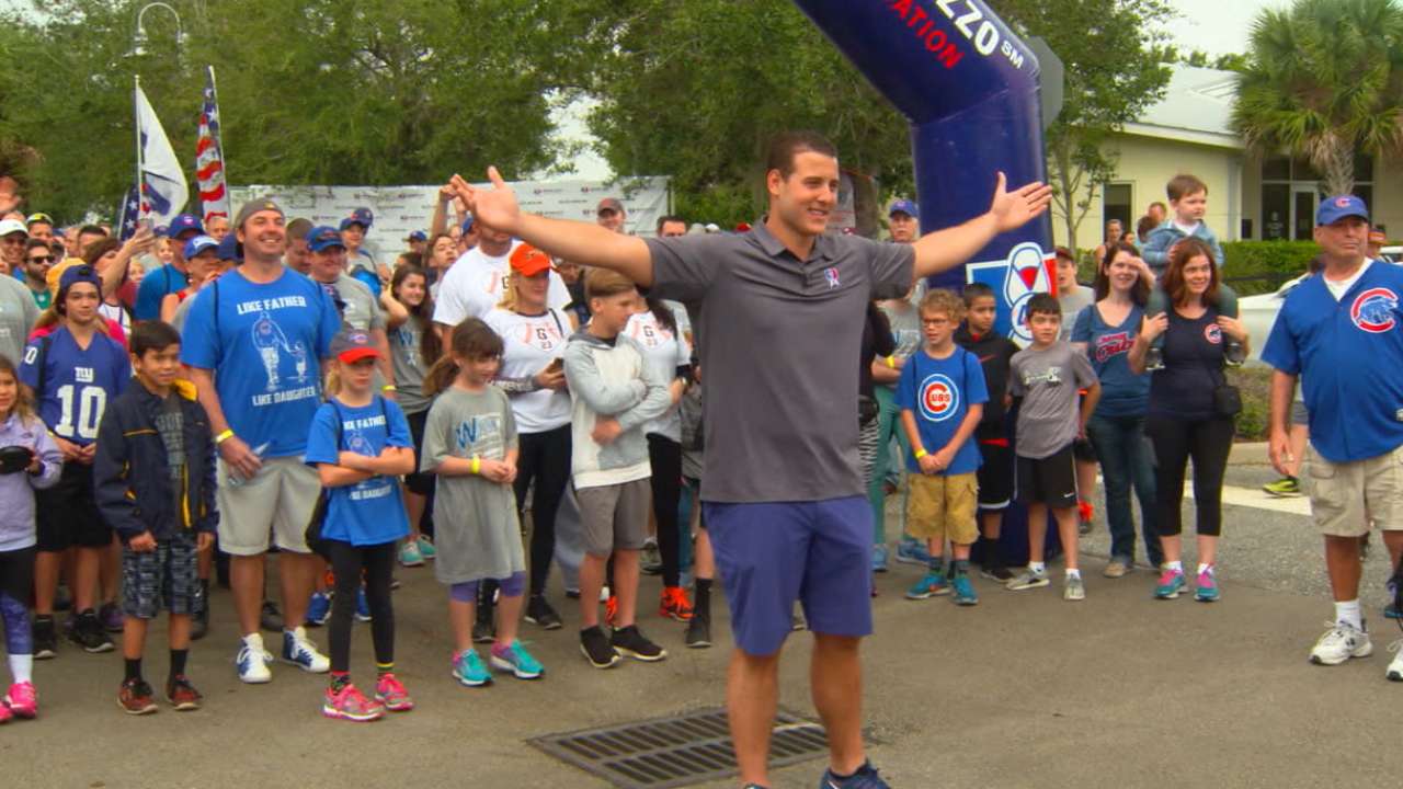 Rizzo hosts family charity walk