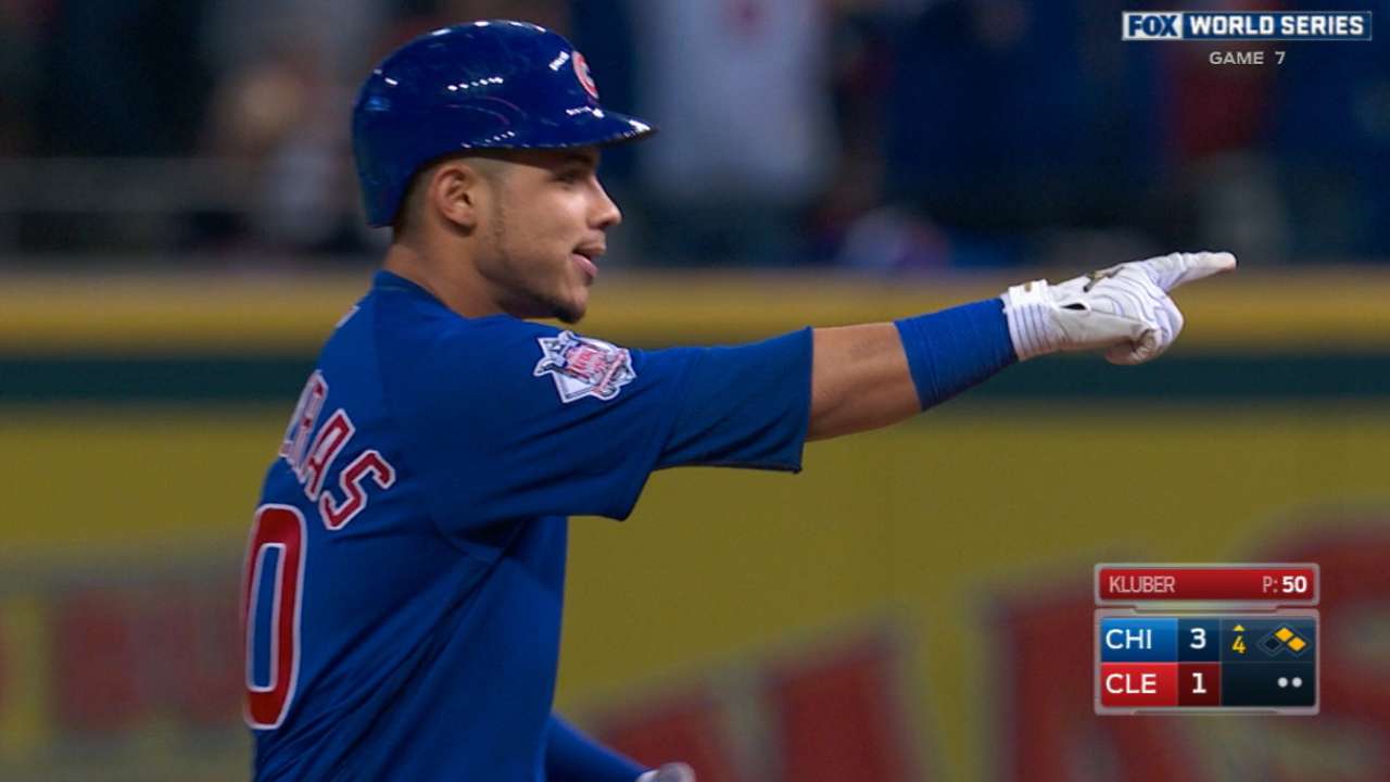 Cubs catchers all drive in runs