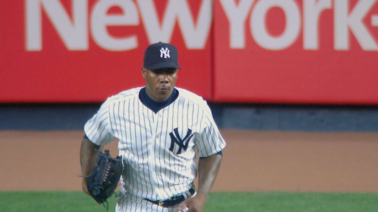 Yankees finalize Chapman deal