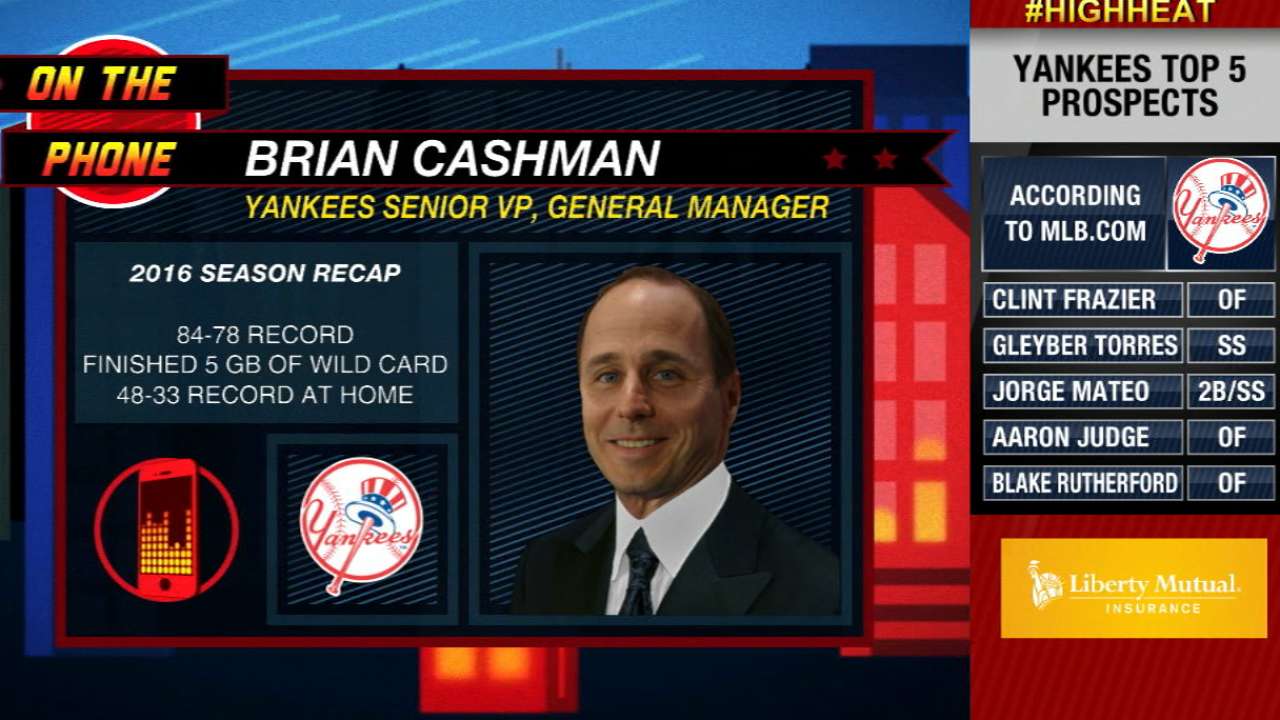 Cashman on Yankees' youth