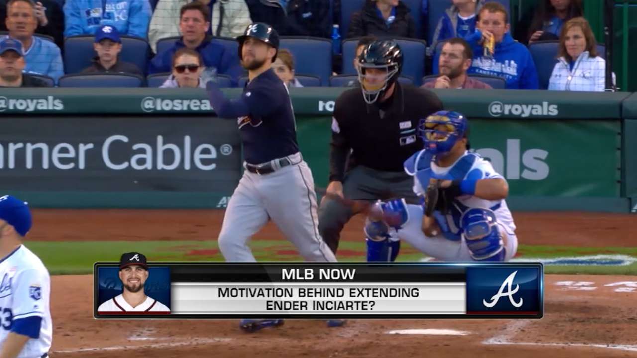Bowman on Inciarte's extension
