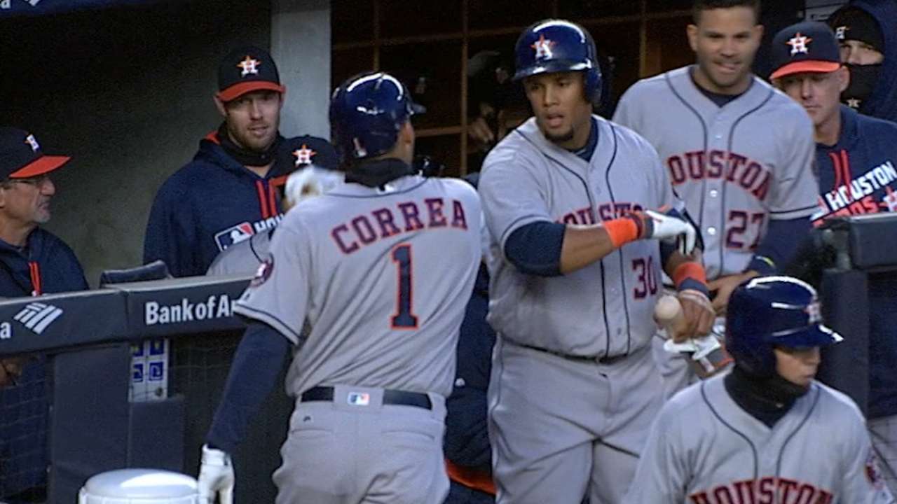 Correa's mammoth blast part of two-HR night