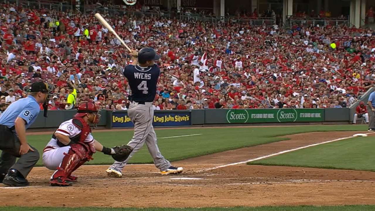 Green on Padres extending Myers