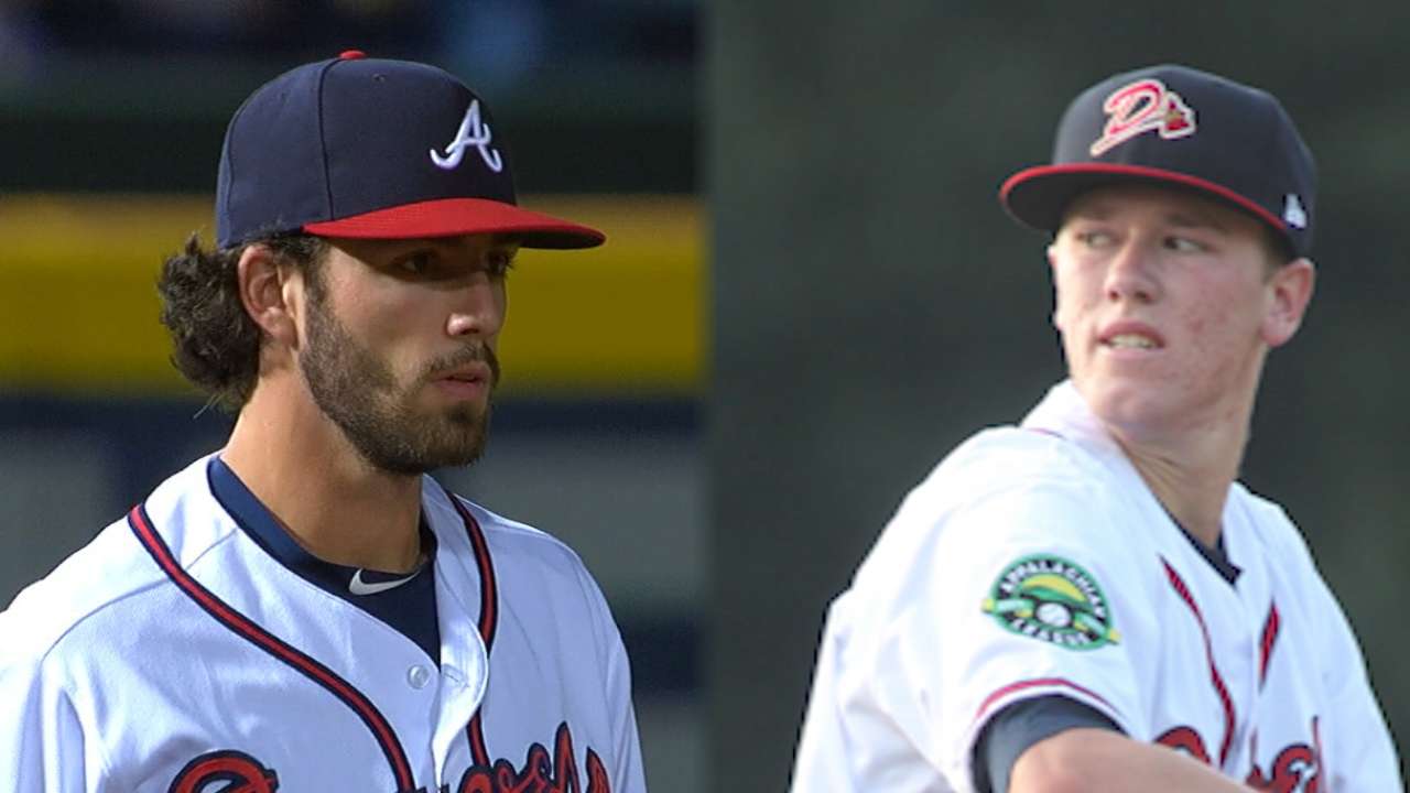 Seven Braves on Prospect list