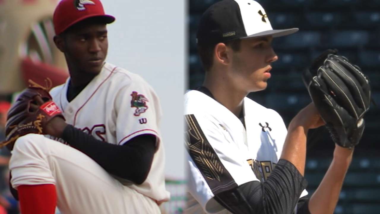 Top 100 prospects with the best pitching arsenals