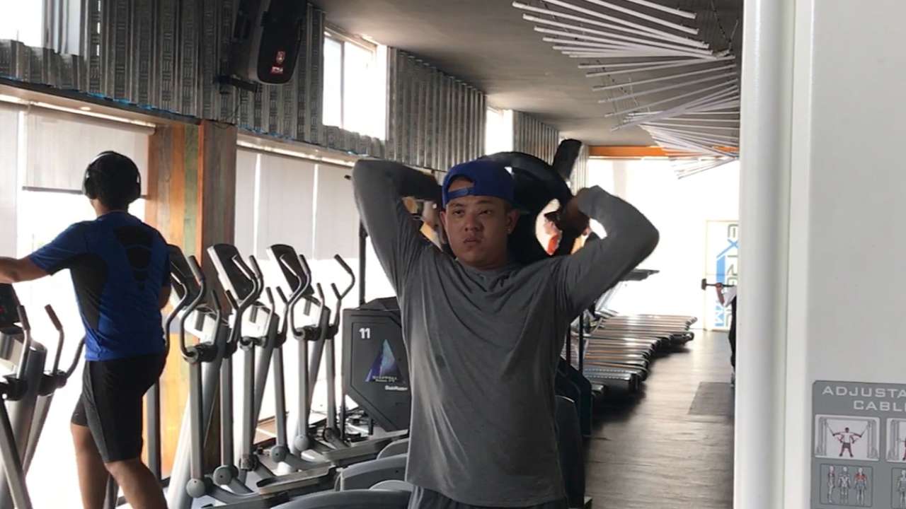 Dodgers' Urias coping with innings ration