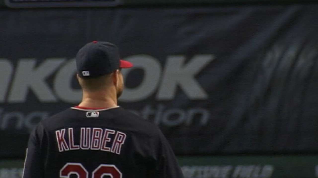 Kluber on his in-season routine