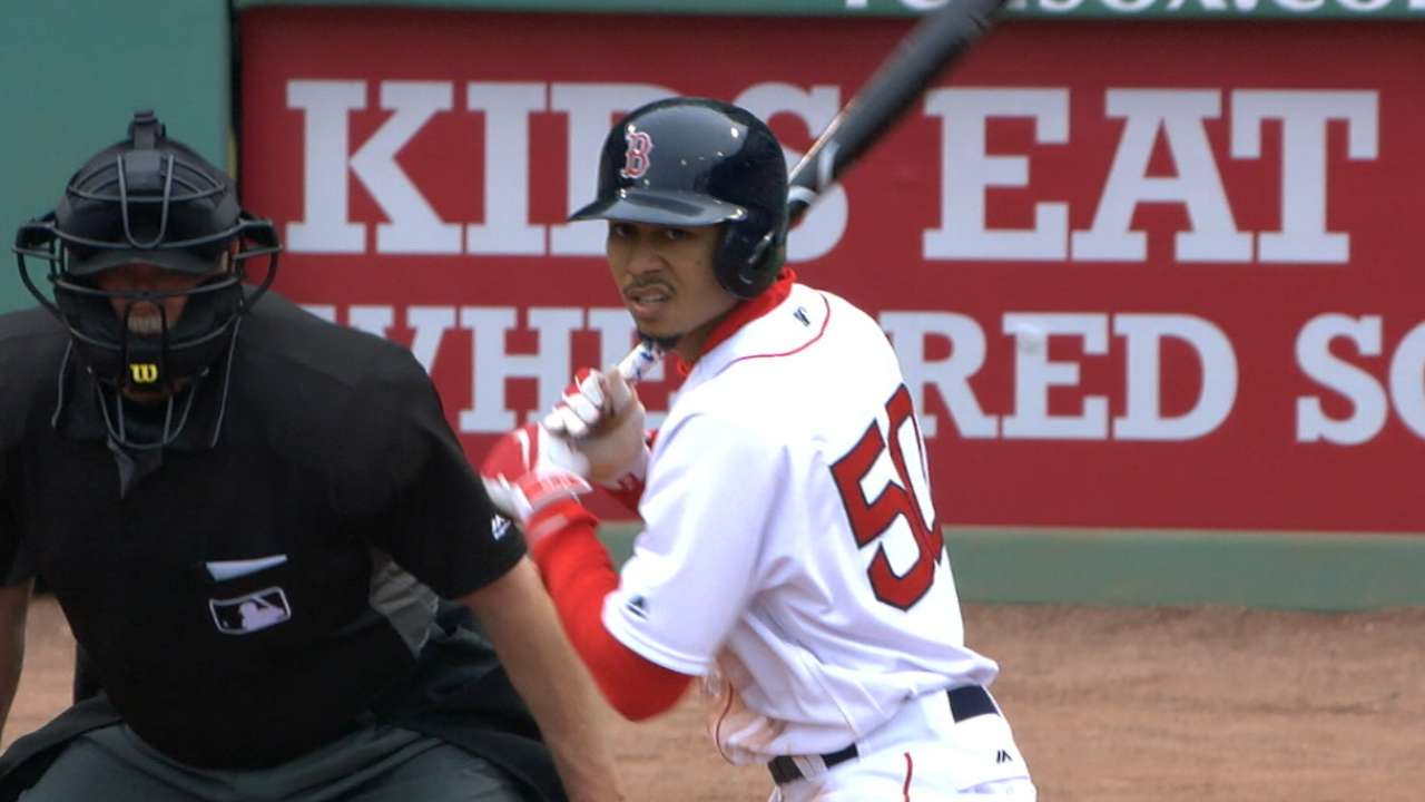 Outlook: Betts, RF, BOS