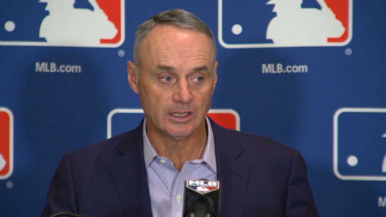 Manfred talks pace of play