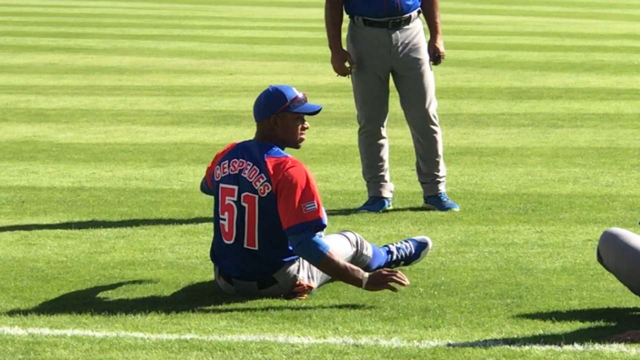 Sanchez on Yoelkis Cespedes