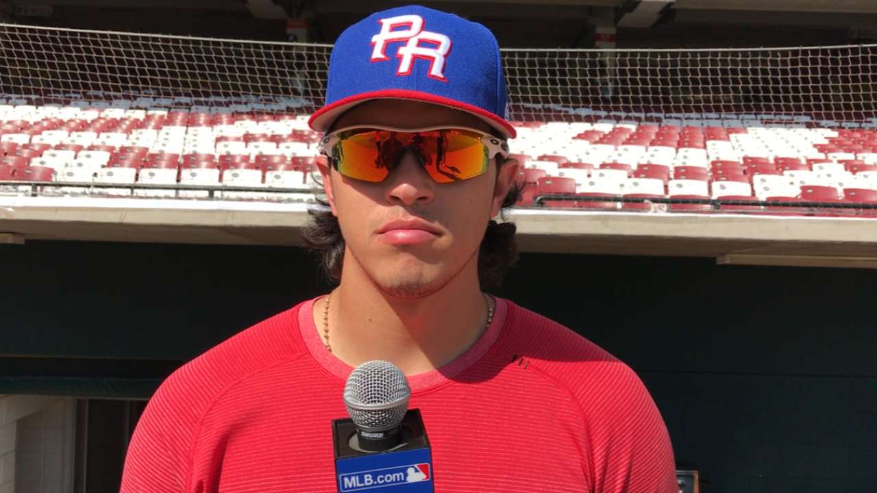 Dereck Rodríguez, hijo de I-Rod, quiere forjar su propio camino en el béisbol