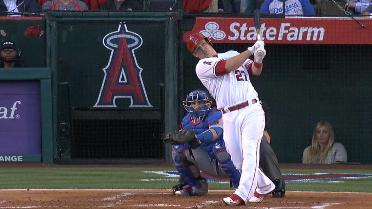 Trout entering his prime on improved Angels
