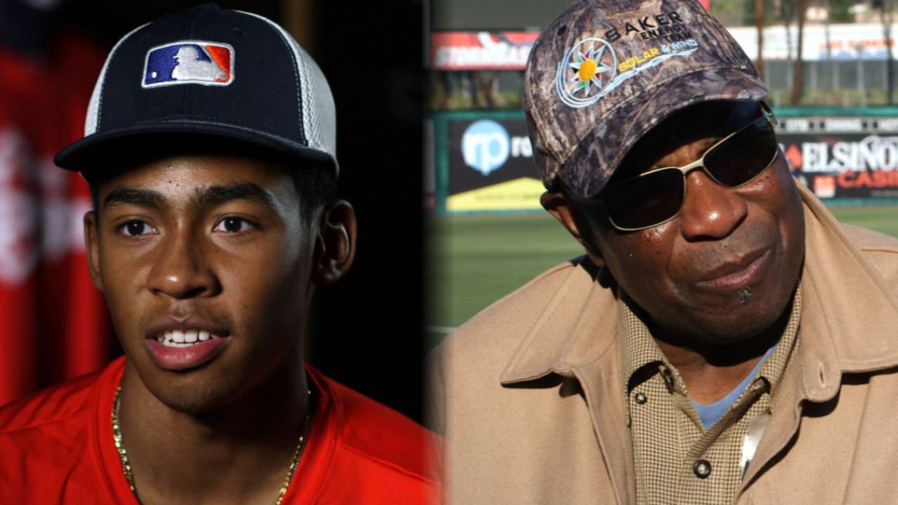 Dusty Baker's son paving own path to pro ball