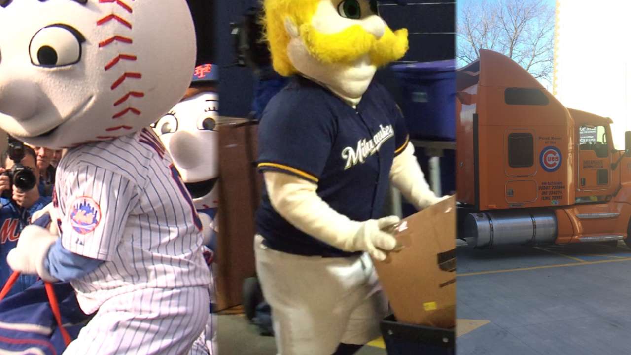 Teams pack for Spring Training