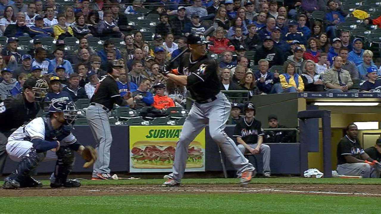 Young core gives Marlins' lineup thump