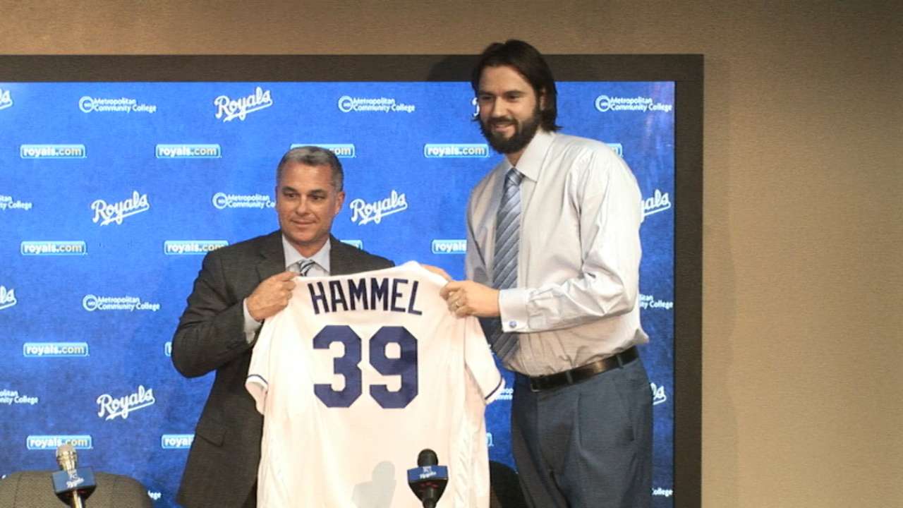 Hammel excited to join Royals