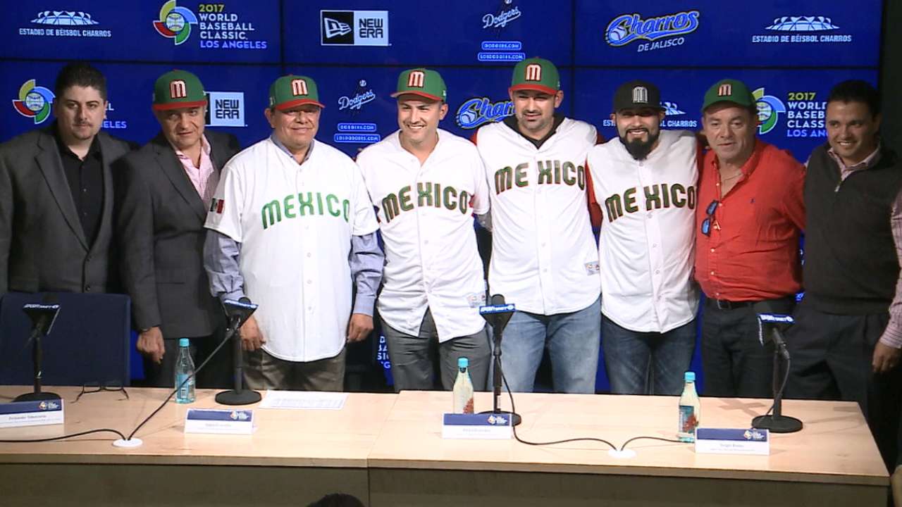 México le apuesta a un sólido plantel en el Clásico Mundial de Béisbol