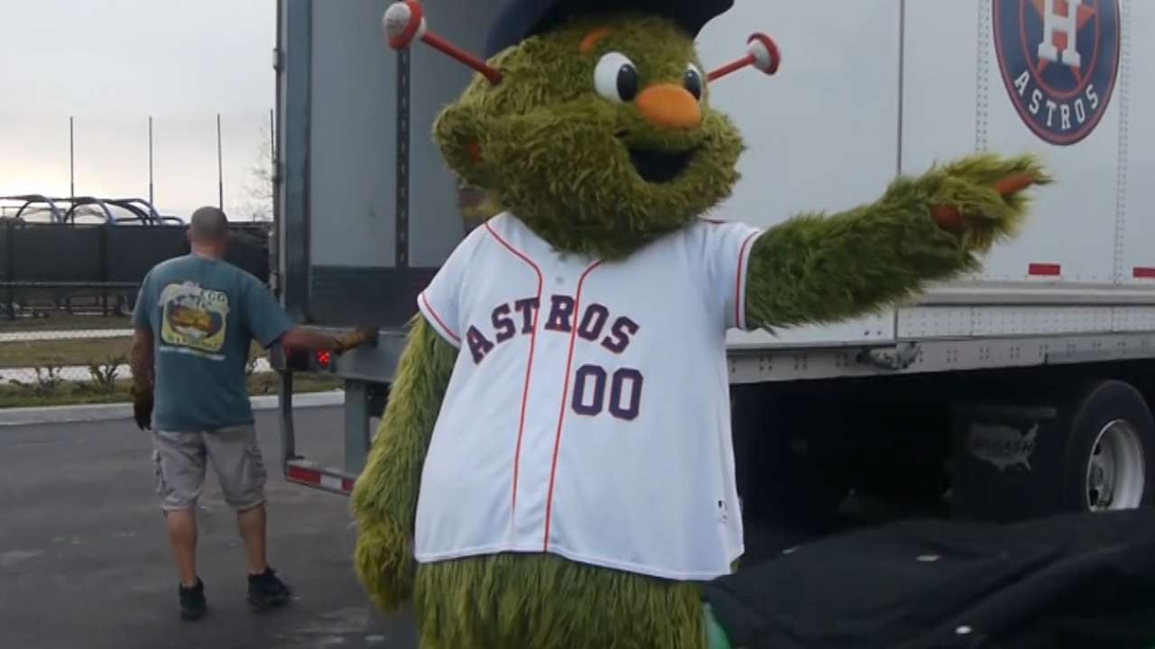 Astros' Spring Training truck has new destination