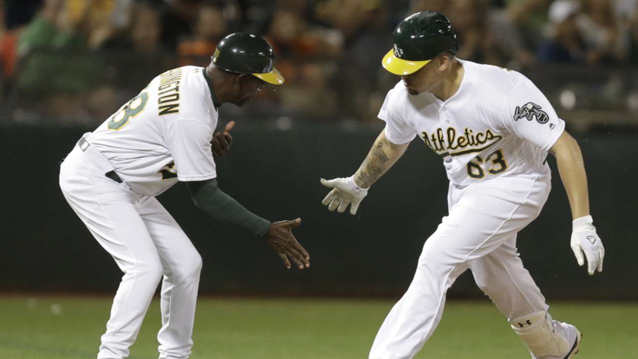 A's keeping steady approach