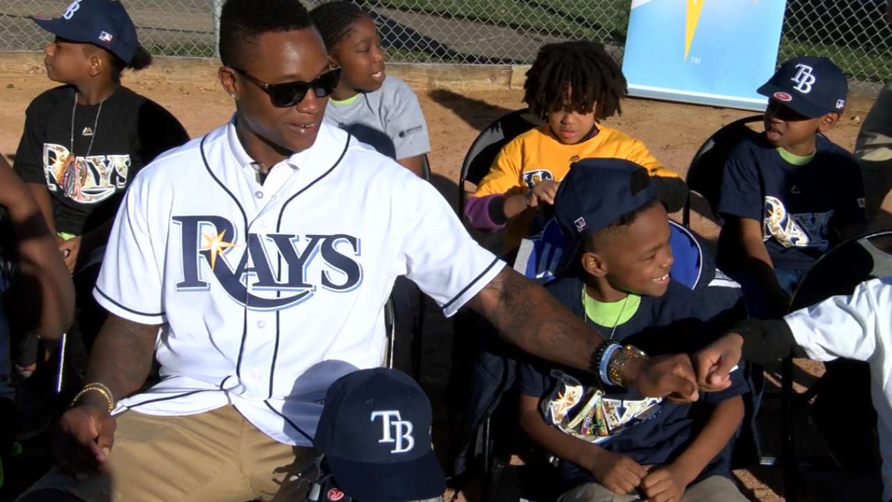 Rays rededicate local ballfield after renovation
