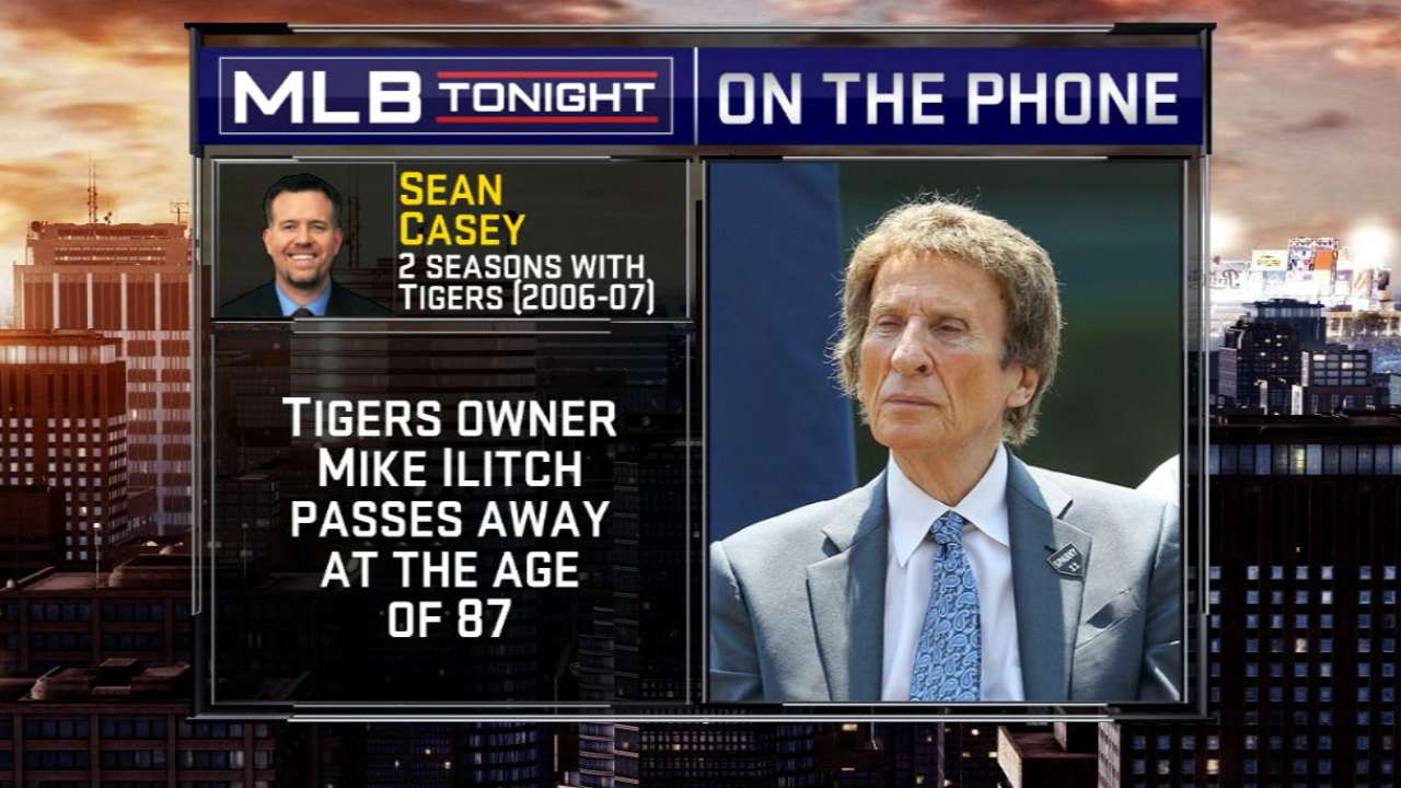 Casey remembers Mike Ilitch