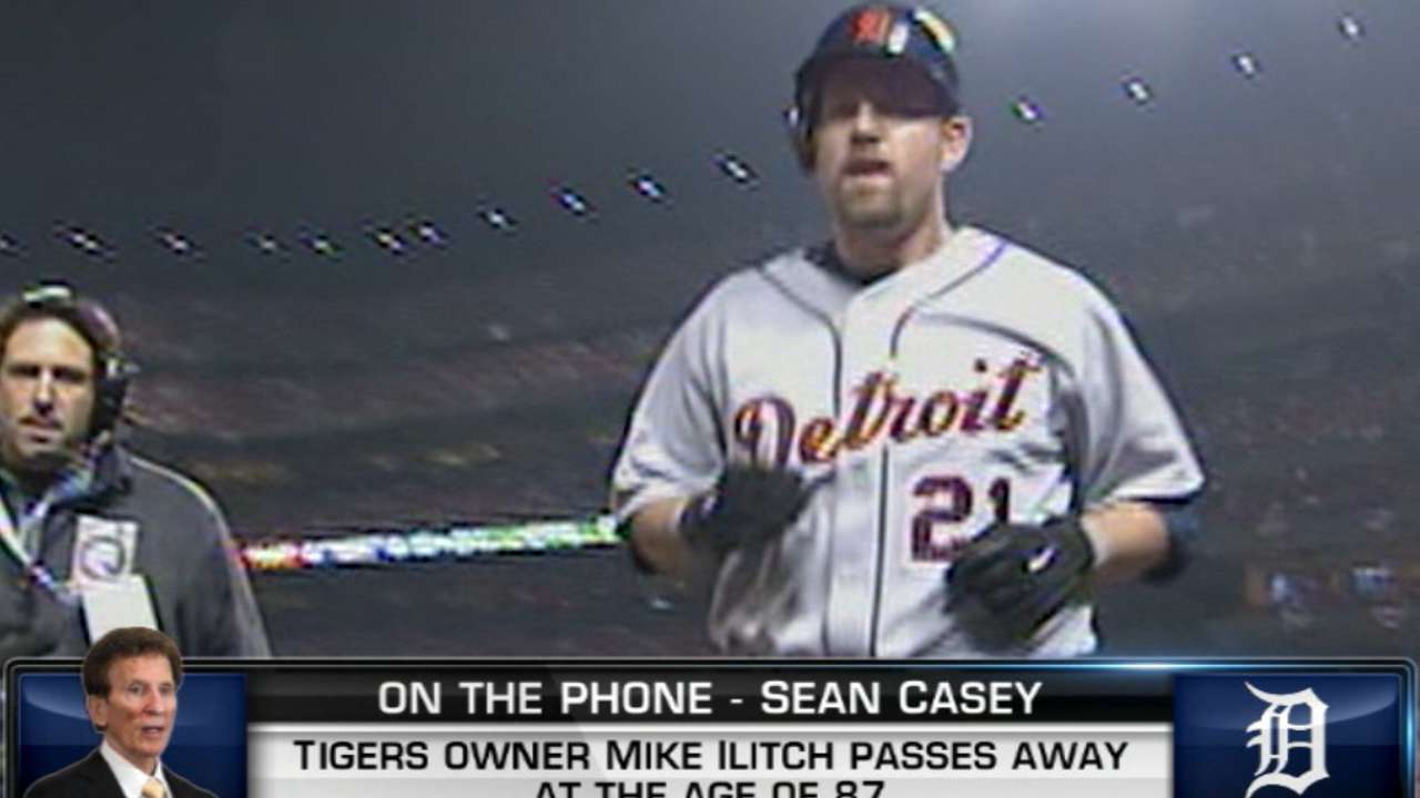 Casey on playing for Mike Ilitch