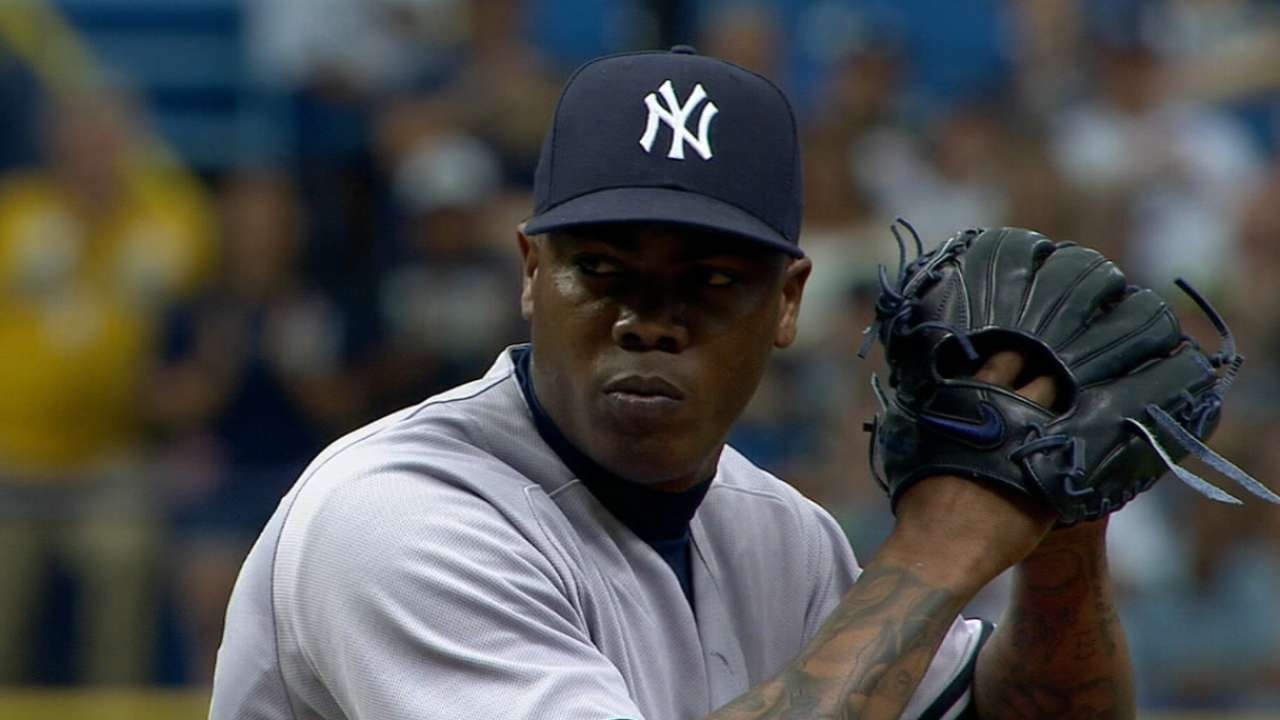 Chapman sees echoes of Cubs' rise in NY