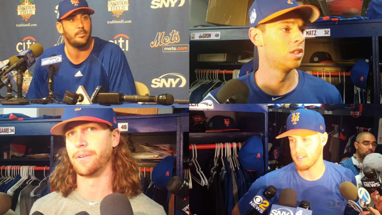 Mets' pitchers excited for 2017