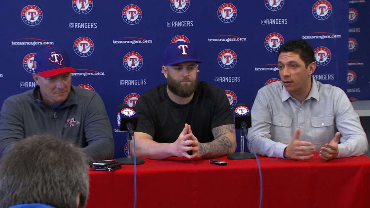 Welcome back, Nap: Slugger introduced by Rangers
