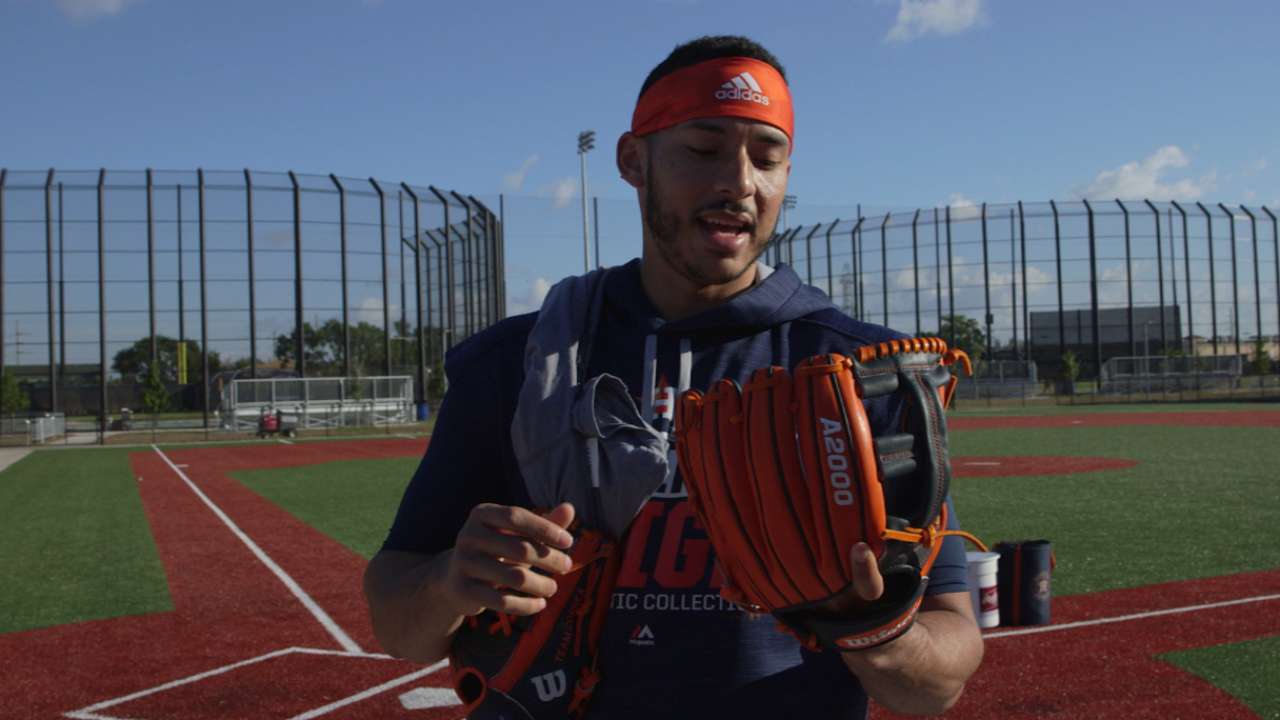 Correa on his new glove