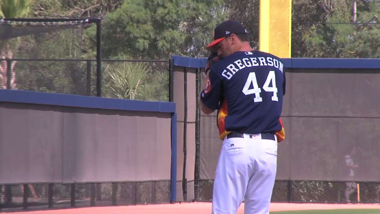 Gregerson on settling into camp