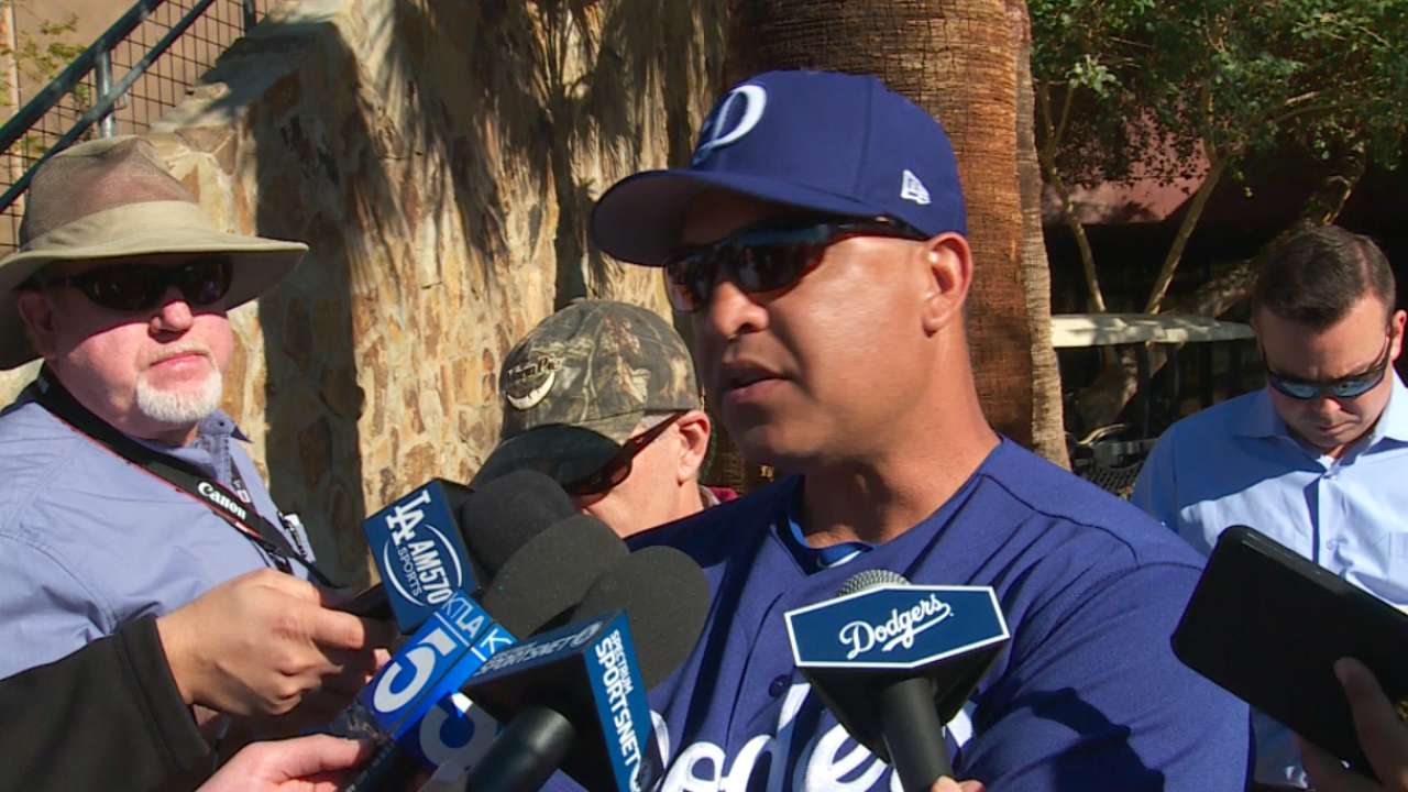Roberts on Dodgers' 2017 depth