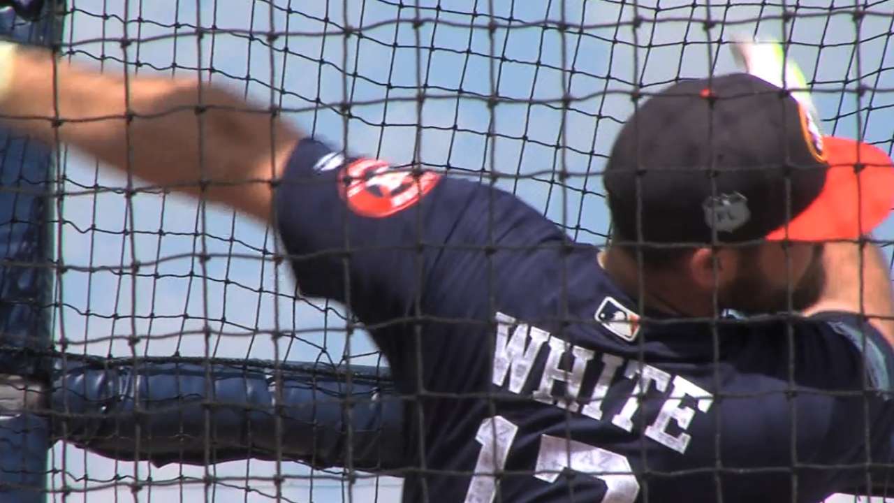 Astros pitchers throw first live BP of spring
