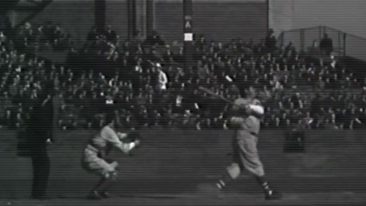 Ruth homers in exhibition game
